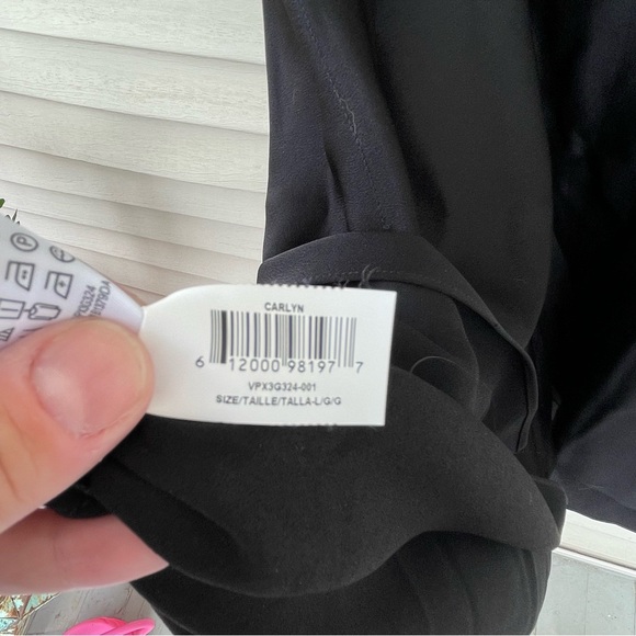 BCBGMAXAZRIA Caryln Satin Skirt in Black Size L (NWT) - Picture 14 of 14